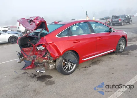 2017 Hyundai Sonata Sport 2.0T from USA, damaged, VIN 5NPE34AB6HH497803